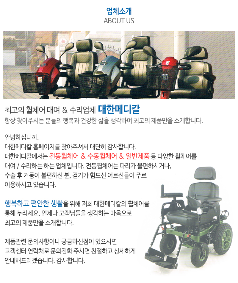 대한메디칼_영역_내용